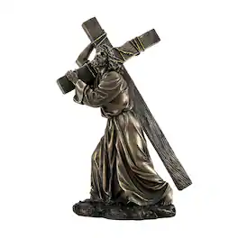 Veronese Design - Bronzed Jesus on the Way to Calvary Statue - Bronze