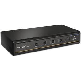 Avocent Corporation - SwitchView Desktop KVM | 4 Port | Dual Head | Universal Connector | TAA Compliant (SV340DPH-400) - Black