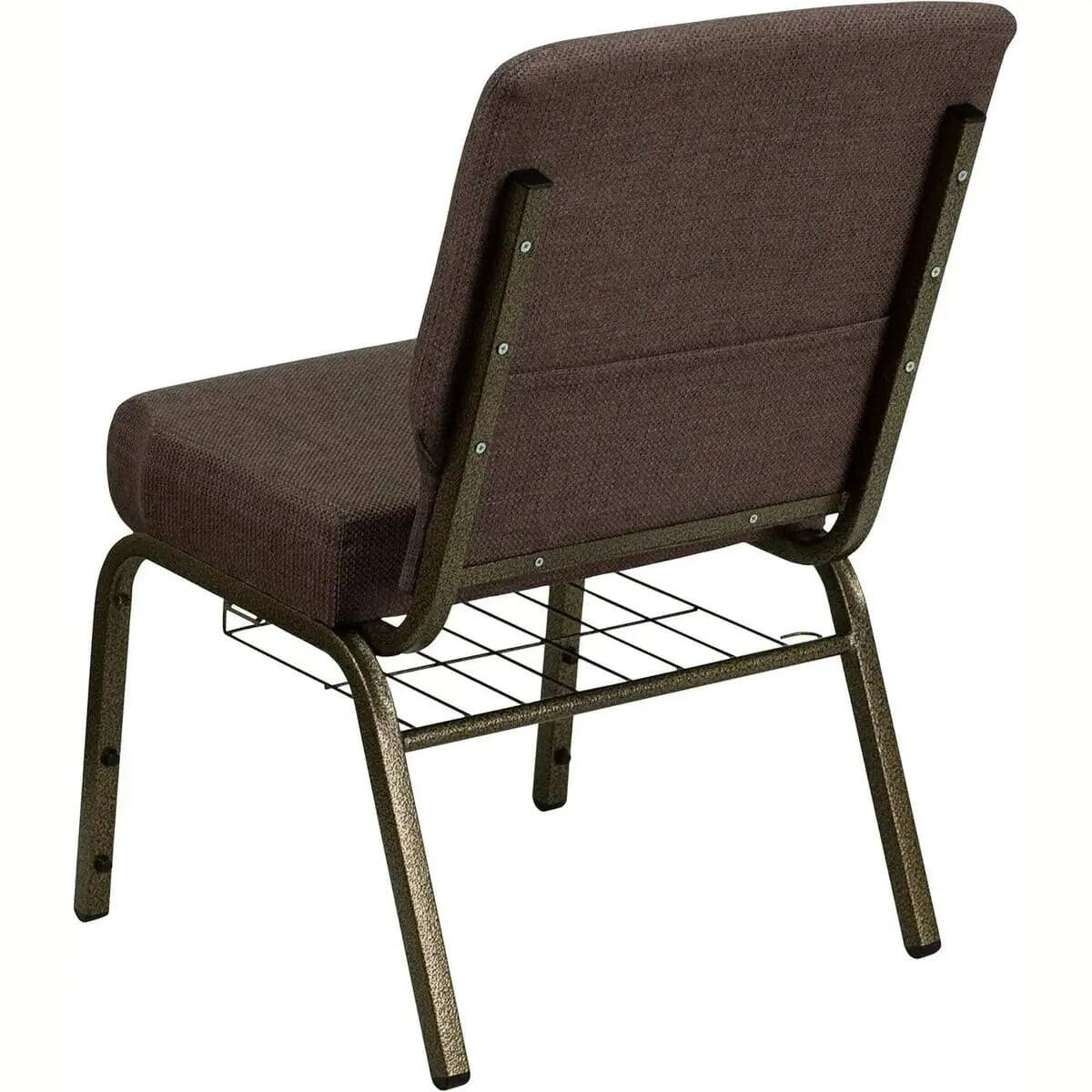 Flash Furniture HERCULES Series Church Chair with Cup Book Rack Royal ...
