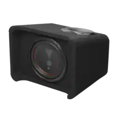 Front. JBL - JBL CLUB1000P Club Series - Single 10" Slip Stream ported Enclosure 2ohm - Black.