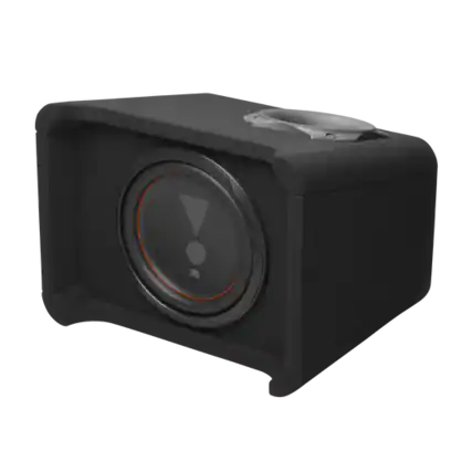 Front. JBL - JBL CLUB1000P Club Series - Single 10" Slip Stream ported Enclosure 2ohm - Black.