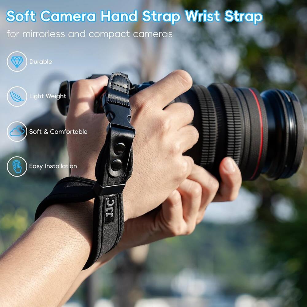 Soft Camera Hand Strap Wrist Strap for mirrorless and compact cameras

- Durable
- Light Weight
- Soft & Comfortable
- Easy Installation