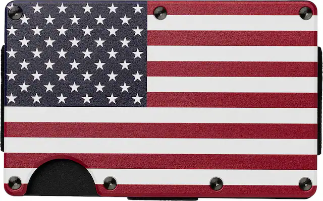 Front. The Ridge Wallet - Wallet - Stars and Stripes - Multi.