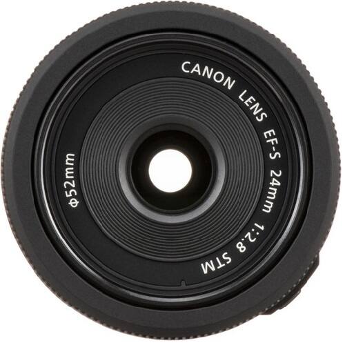 52mm CANON LENS EF-S 24mm 1:2.8 STM