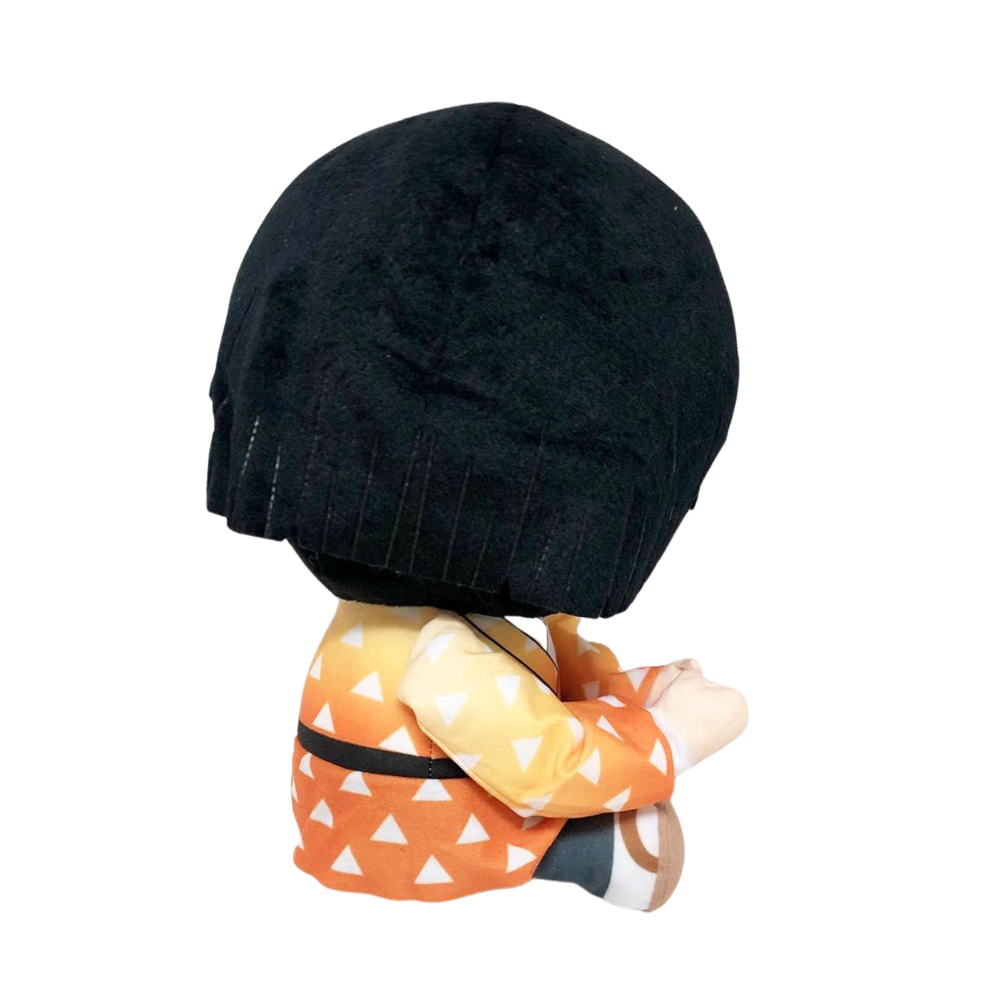 Alt View 2. Banpresto - Demon Slayer Super Big 11 Inch Character Plush | Zenitsu Agatsuma - Orange.