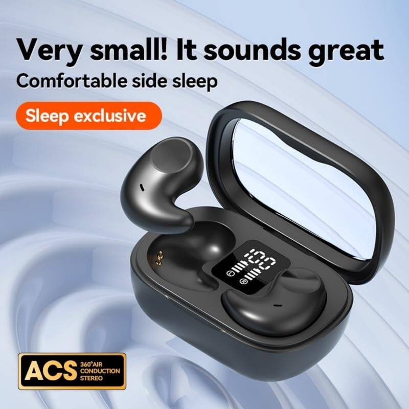 Very small! It sounds great  
Comfortable side sleep  
Sleep exclusive  

ACS  
360° AIR CONDUCTION STEREO