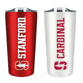 The Fanatic Group - Stanford Cardinal 18oz. Soft Touch Tumbler Two-Piece Set - Multicolor