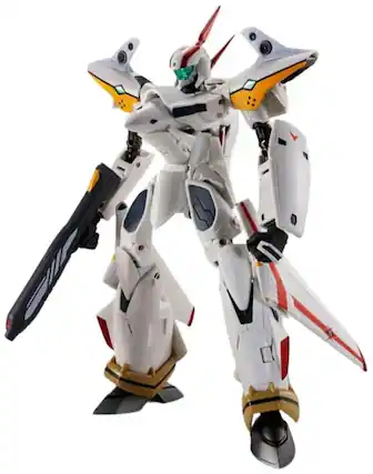 Front. Bandai - Tamashii Nations - Macross - Hi-Metal R - VF-19P Excalibur (Zola Planetary Patrol) Action Figure - COLLECTIBLES - Multicolor.
