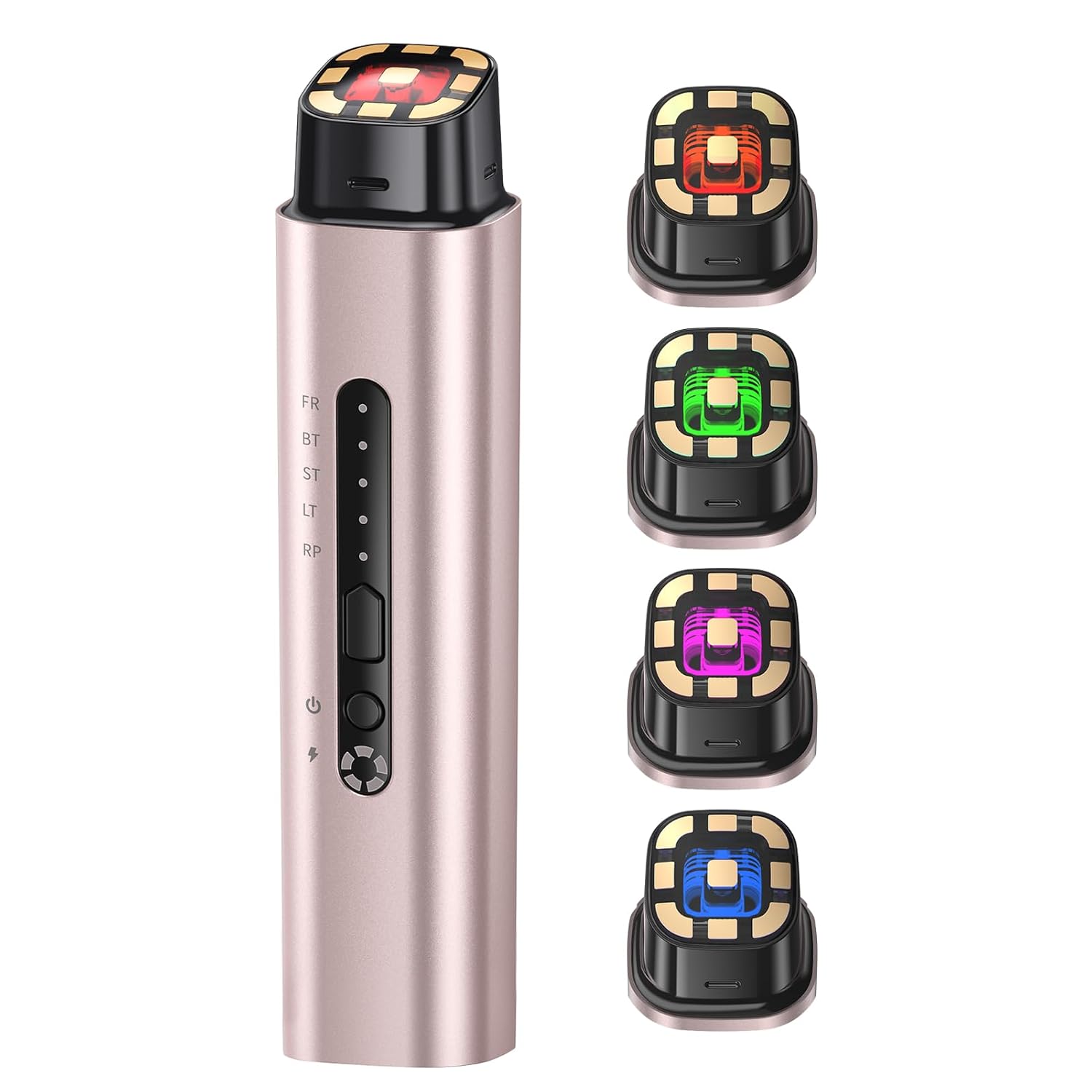 Front. Luckbyte - 5-in-1 Device with 5 Color Light Therapy for Face, Neck and Eye Area - Multi.