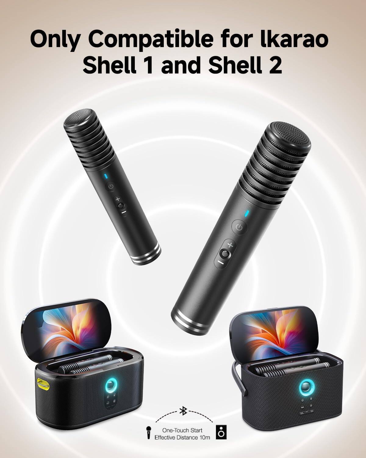 Only Compatible for Ikarao Shell 1 and Shell 2

One-Touch Start Effective Distance 10m