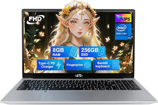 FHD IPS SUPER CLEAR
Intel Alder Lake N100
8GB RAM
256GB SSD
Type-C PD Charger
Fingerprint
Backlit keyboard