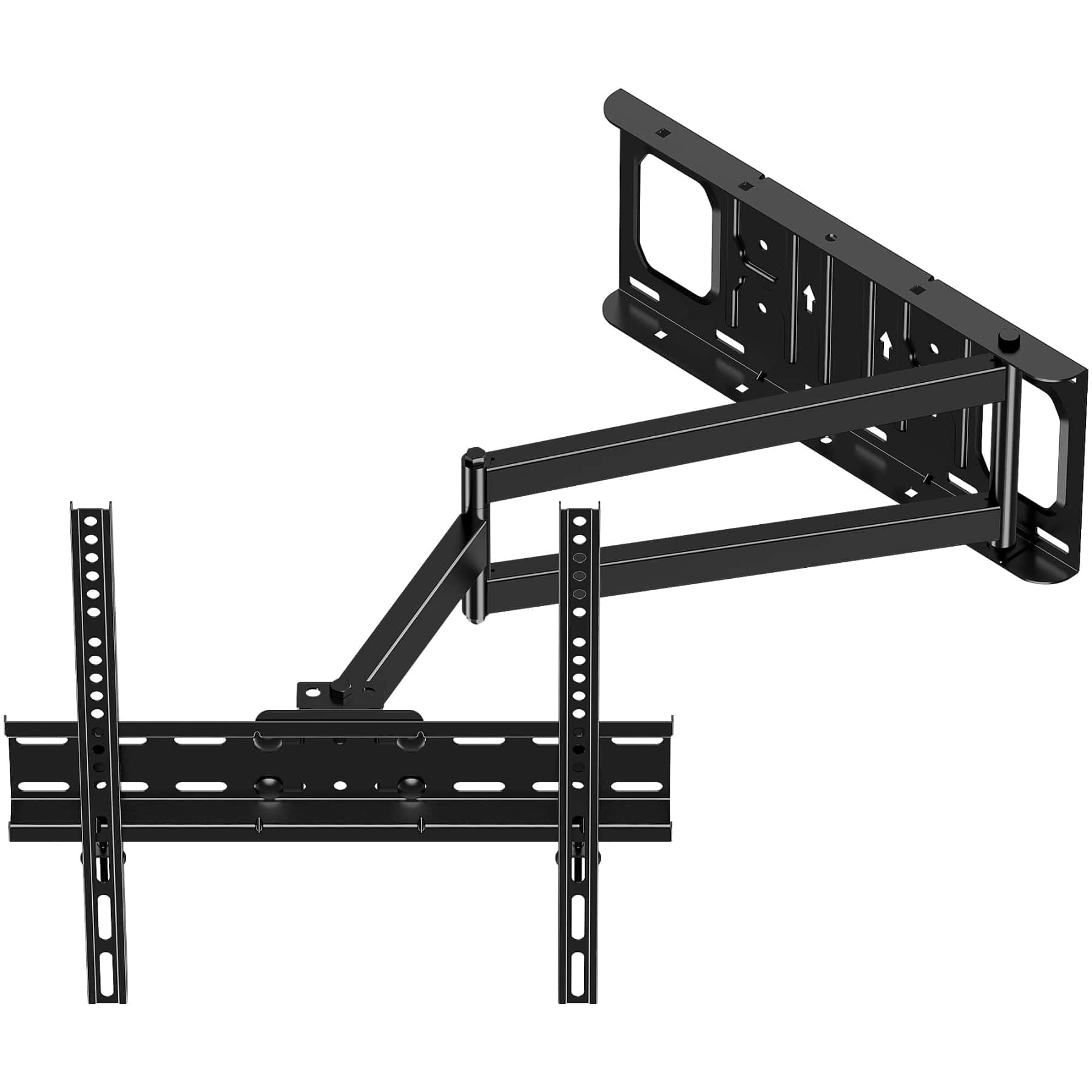 Dazzed Corner - Long Arm Corner TV Wall Mount for 26–60 in. TVs, 25.6 in. Extension,Max VESA 400x400mm - Black