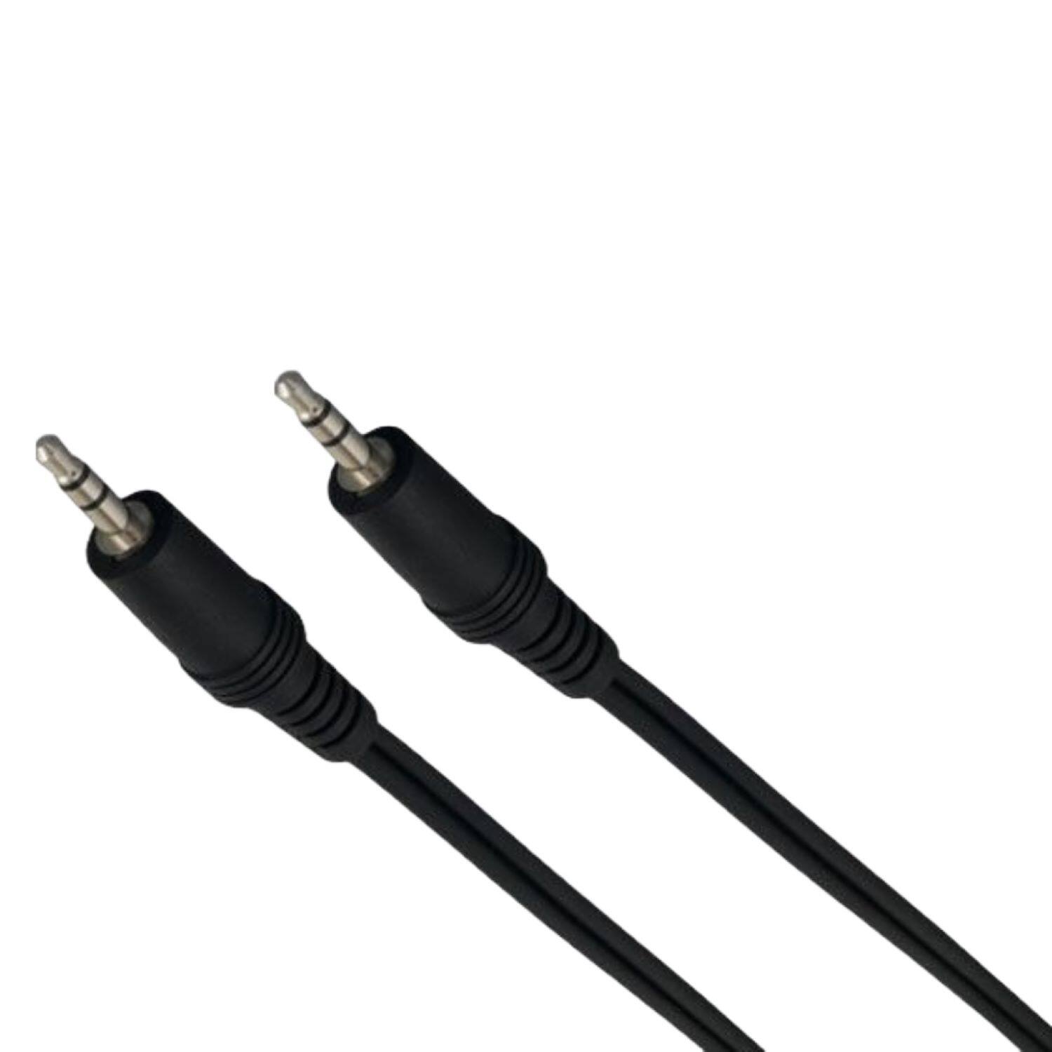 Front. Sanoxy - Sanoxy 50ft 3.5mm Stereo Male to Male Audio Cable - Black.