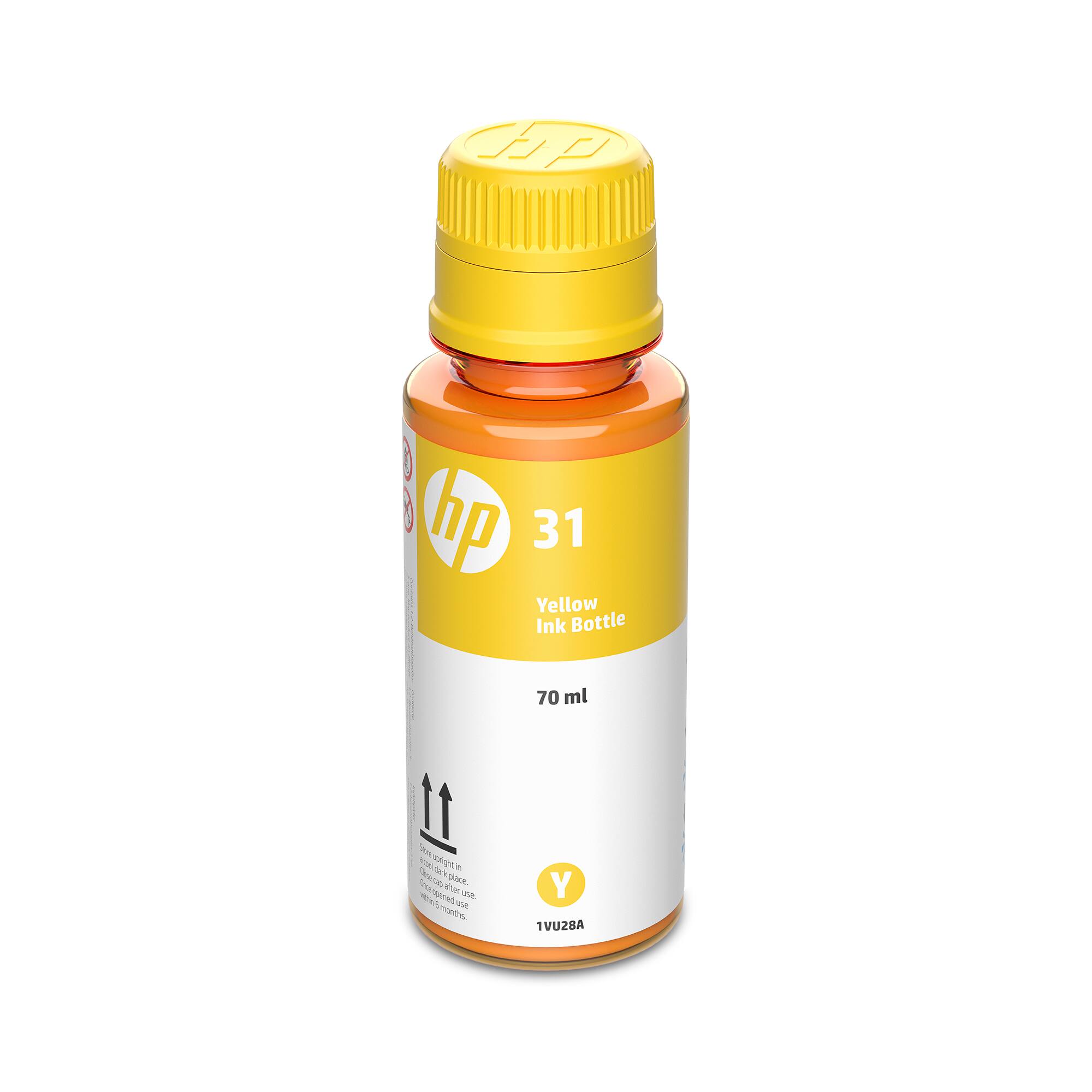 HP 31  
Yellow Ink Bottle  
70 ml  
YVU28A