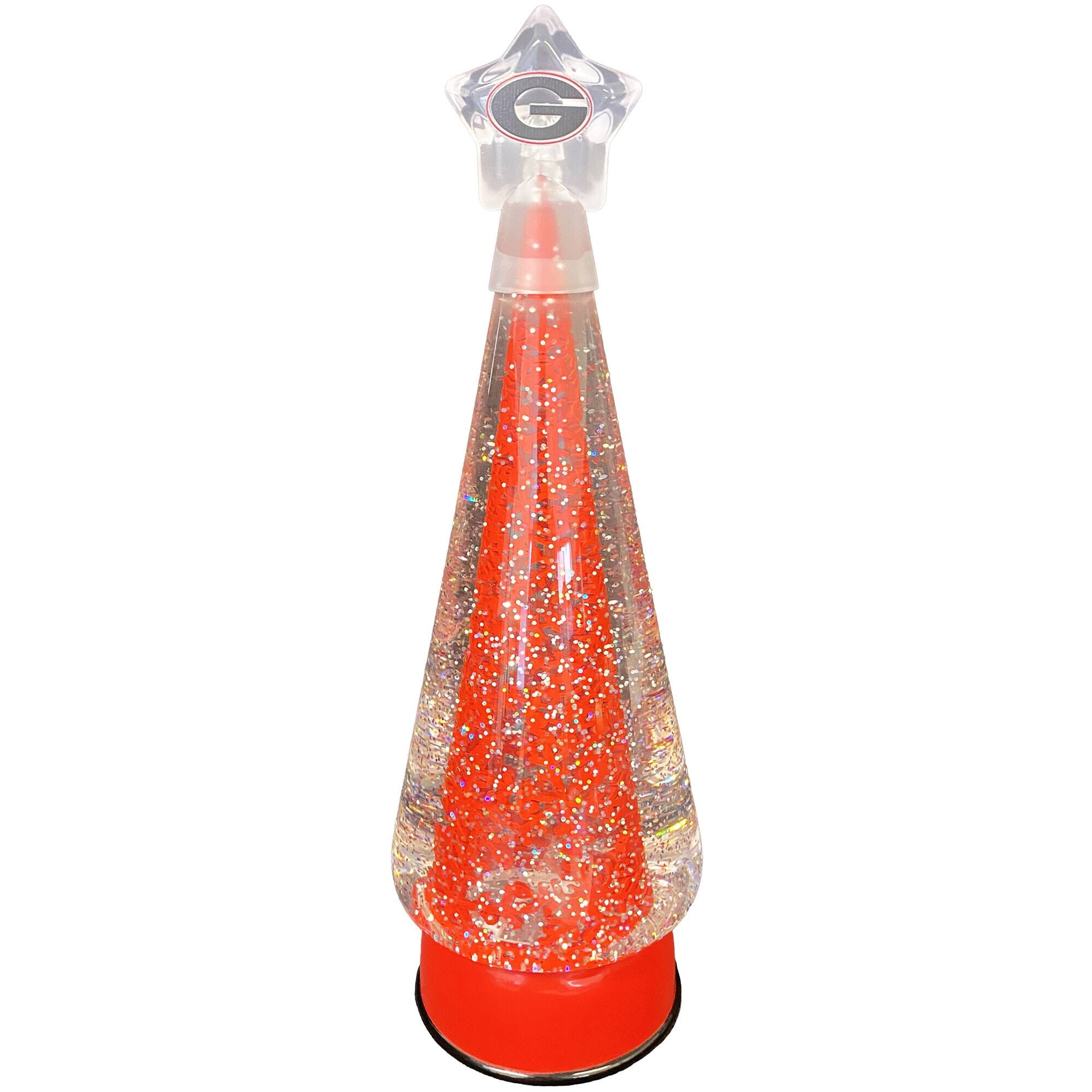 Alt View 1. Santa's Workshop - Georgia Bulldogs 12" Tree Globe - Red.