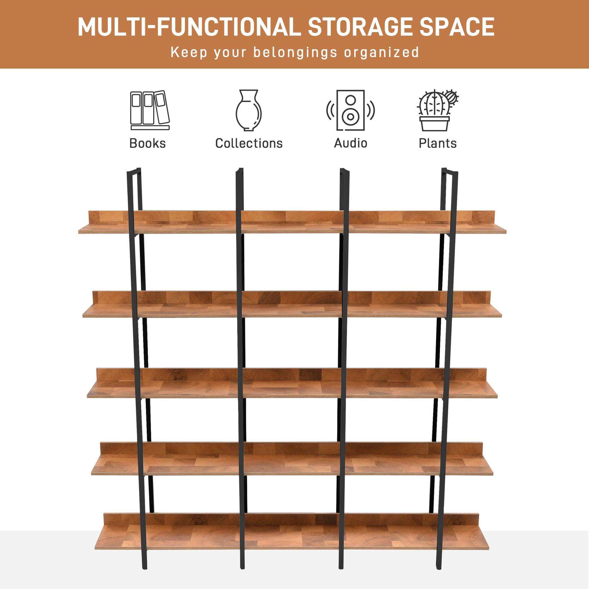 MULTI-FUNCTIONAL STORAGE SPACE  
Keep your belongings organized  

Books  
Collections  
Audio  
Plants