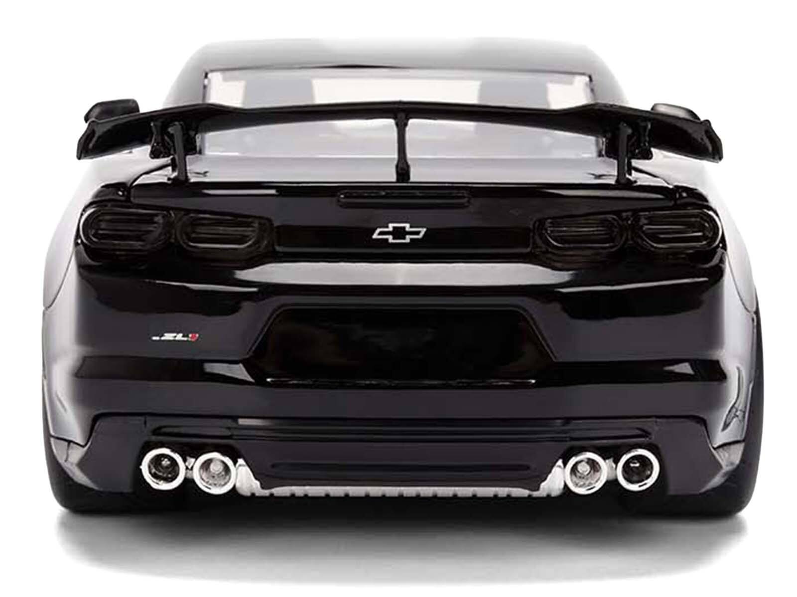 Alt View 6. Jada - 2024 Chevrolet Camaro ZL1 1LE Black "Fast X" (2023) Movie "Fast & Furious 25th Anniversary" 1/24 Model Car by Jada.