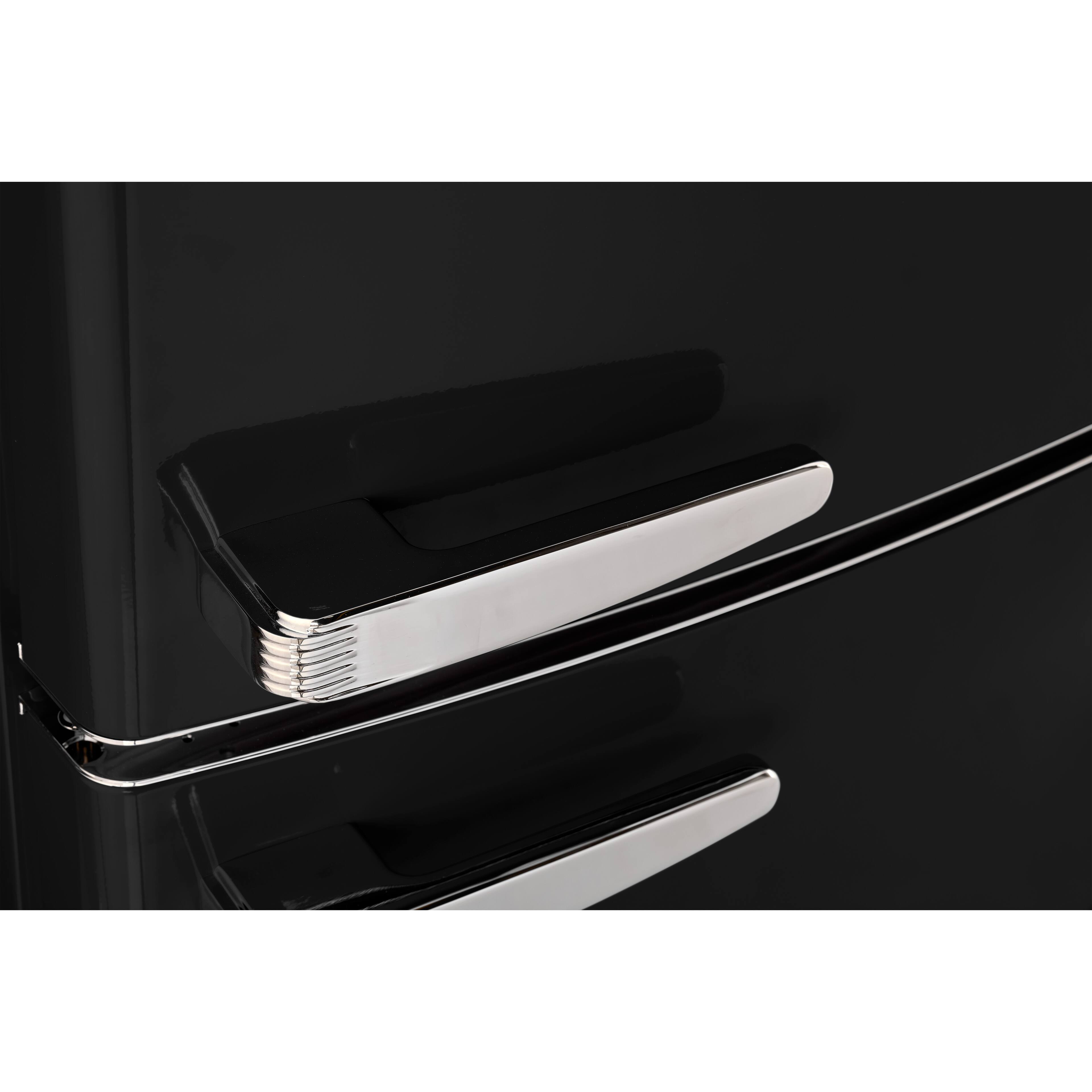 Alt View 9. Unique Appliances - 28 in. Wide Classic Retro 16.7 cu.ft Bottom Freezer Counter Depth Refrigerator - Midnight Black.