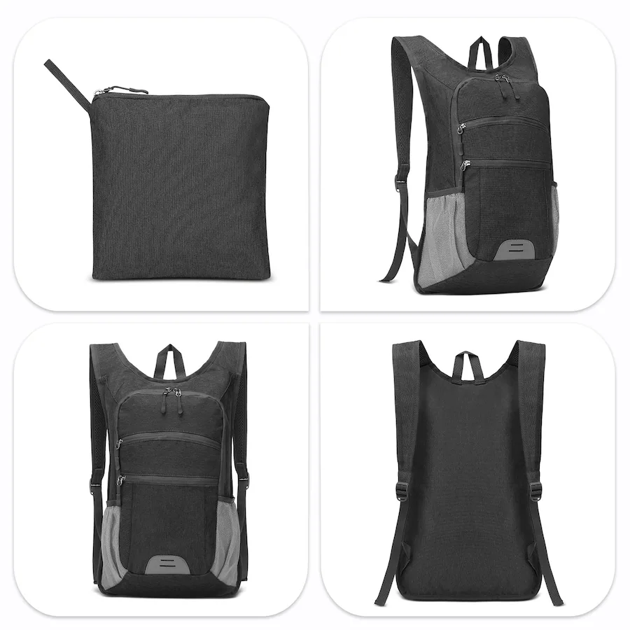 Unique Bargains 20L Lightweight Hiking Daypack Foldable Travel Packable ...