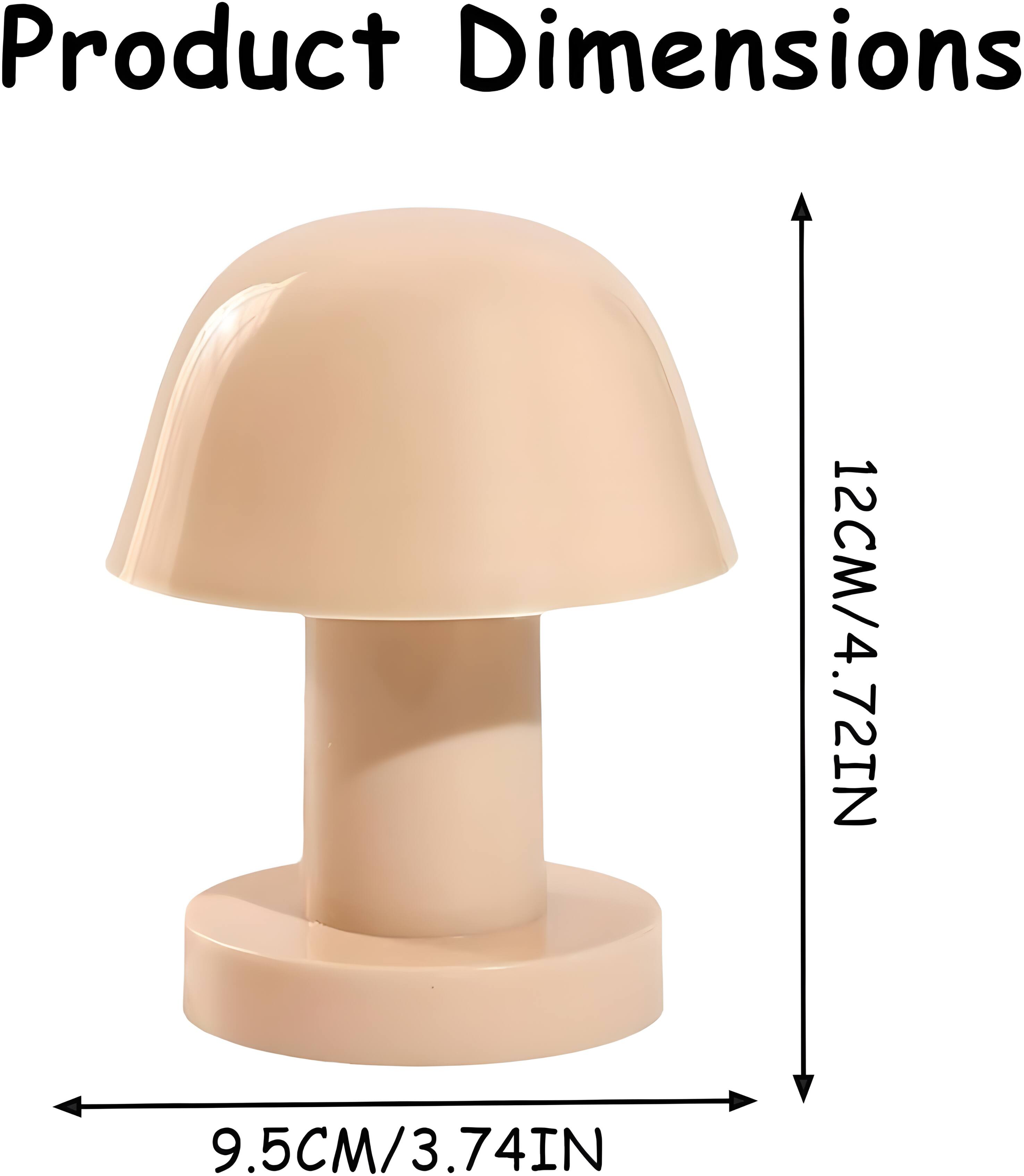 Product Dimensions: 12CM/4.72IN x 9.5CM/3.74IN