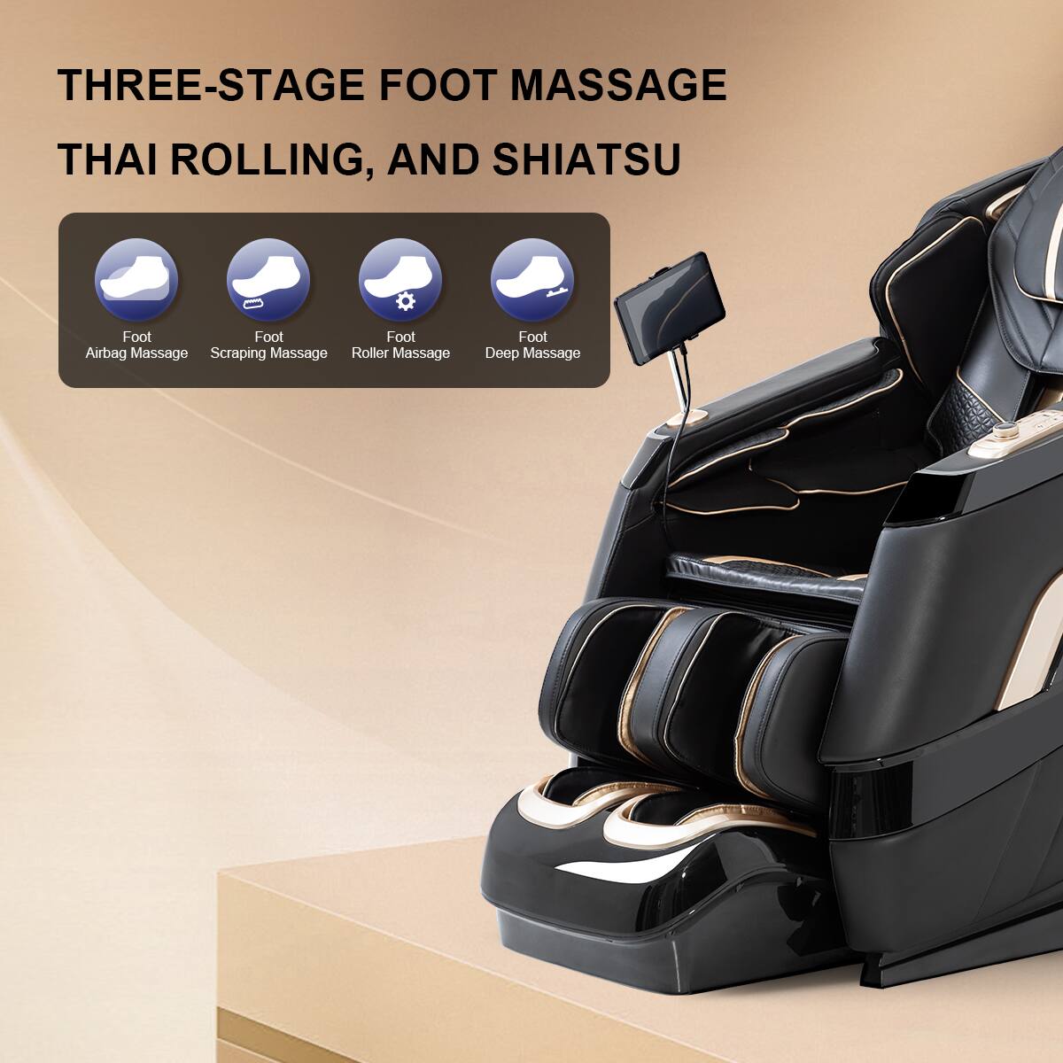 THREE-STAGE FOOT MASSAGE THAI ROLLING, AND SHIATSU

Foot Airbag Massage
Foot Scraping Massage
Foot Roller Massage
Foot Deep Massage