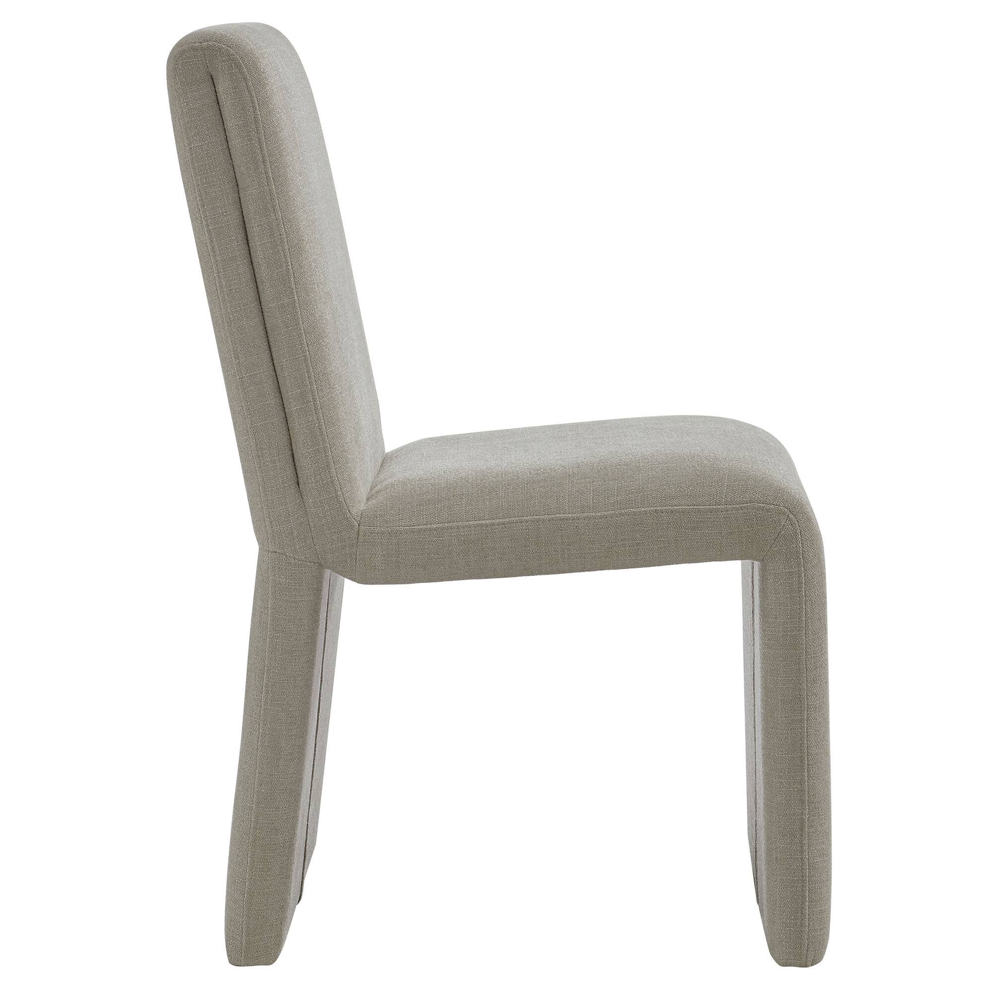 Back. Modway - Emory Fabric Upholstered Dining Side Chair by Modway - Brown.