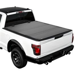 VEVOR - Hard Tri-Fold Truck Bed Tonneau Cover, Compatible with 2019-2025 Chevy/GMC Silverado/Sierra 1500 5.8 ft (70 in) Bed - Matte Black