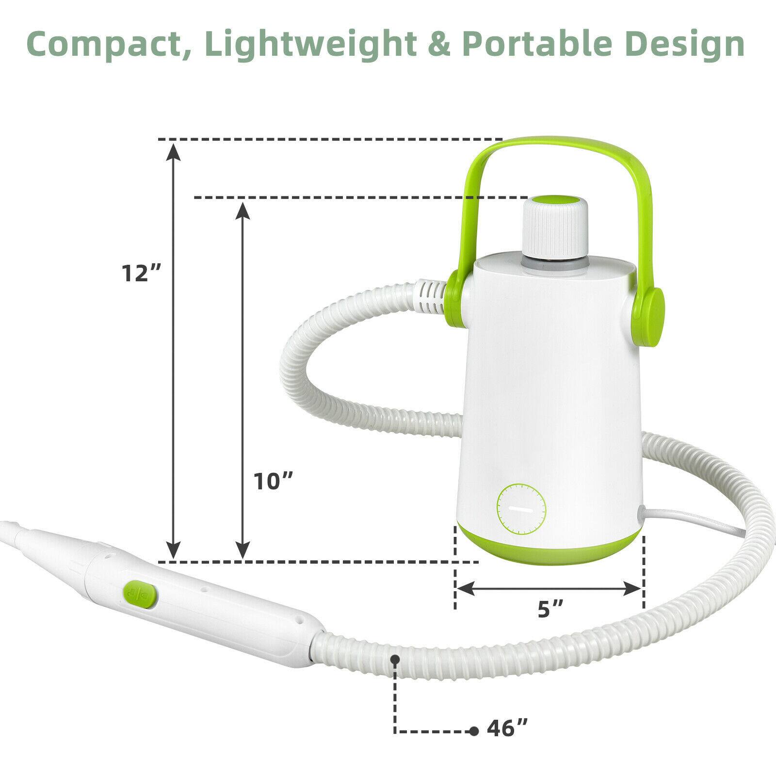 Compact, Lightweight & Portable Design  
12"  
10"  
5"  
46"