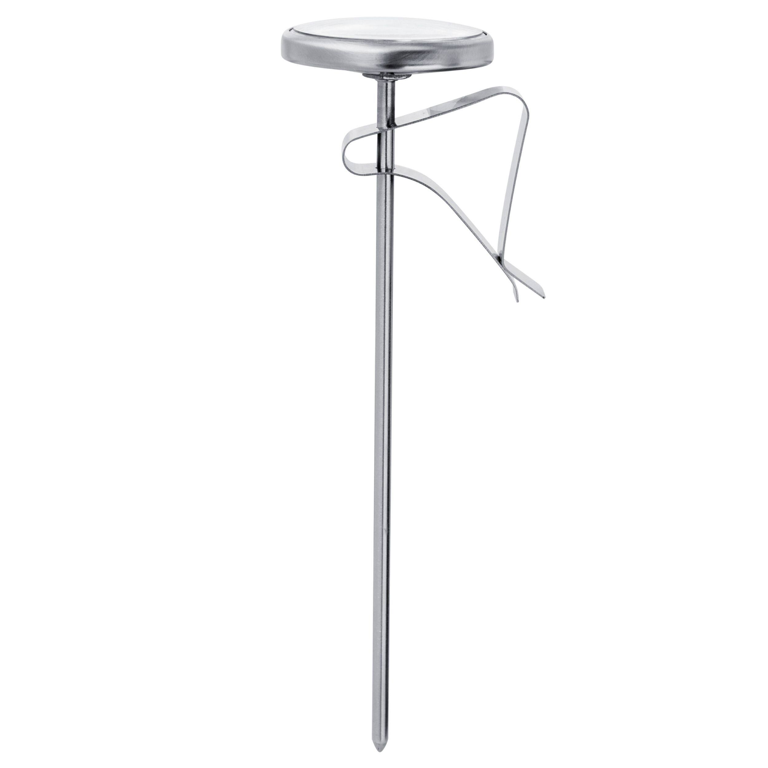 Back. Escali - Instant Read Beverage Thermometer - Silver.