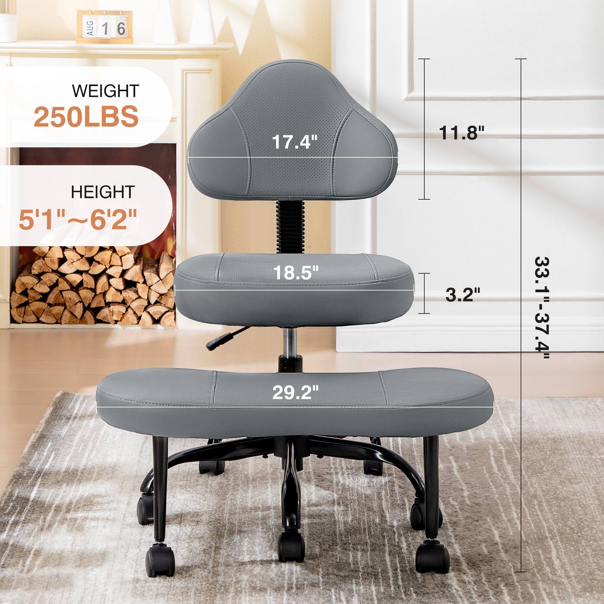 AUG 16

WEIGHT 250LBS

HEIGHT 5'1" ~ 6'2"

17.4" 11.8" 18.5" 3.2" 29.2" 33.1"-37.4"