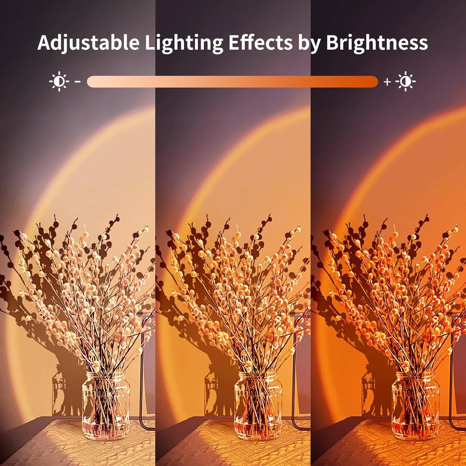 Adjustable Lighting Effects by Brightness