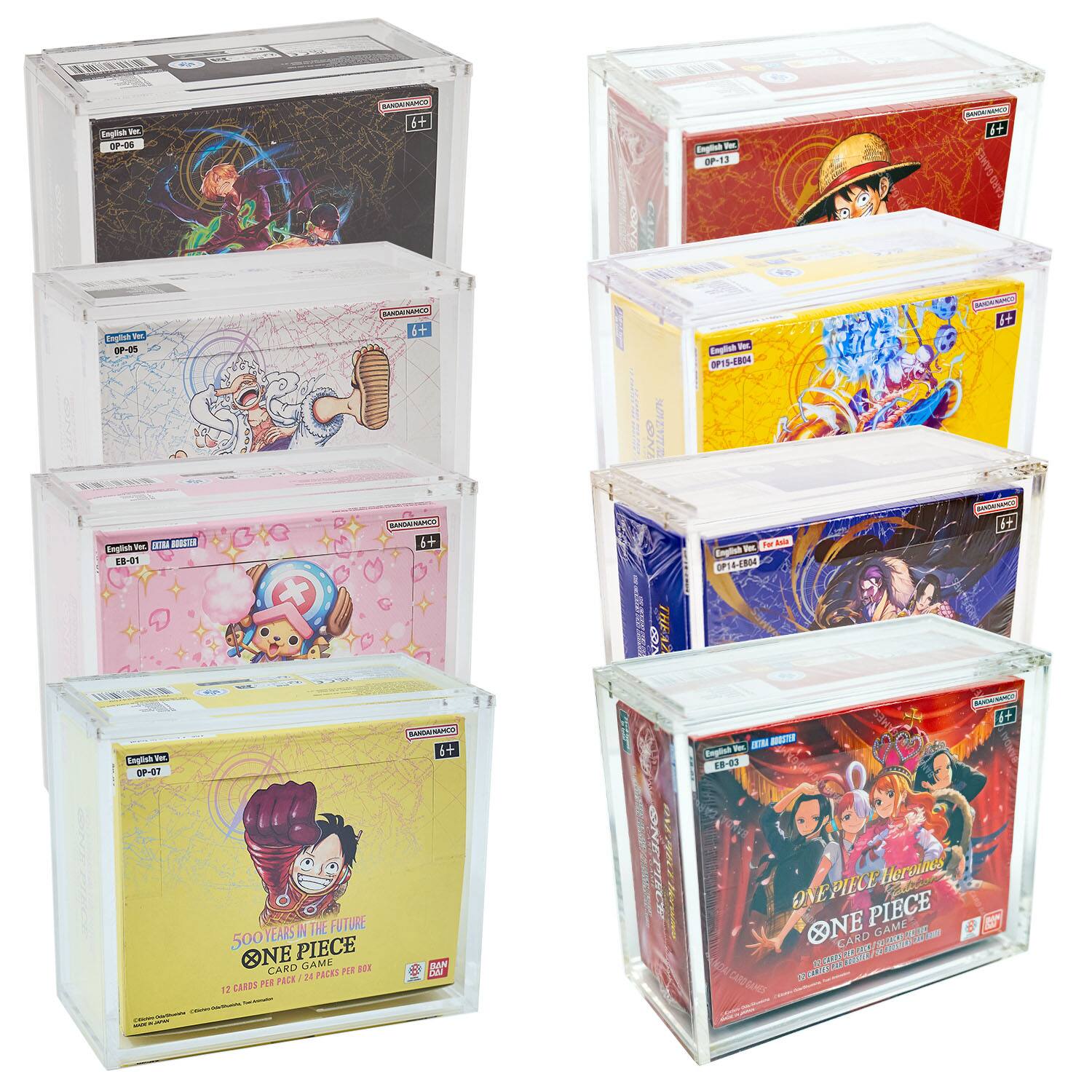 Platinum Protectors Premium Acrylic Display Case for One Piece Booster ...