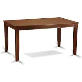 East West Furniture - Dining Room Set Mahogany - Brown
