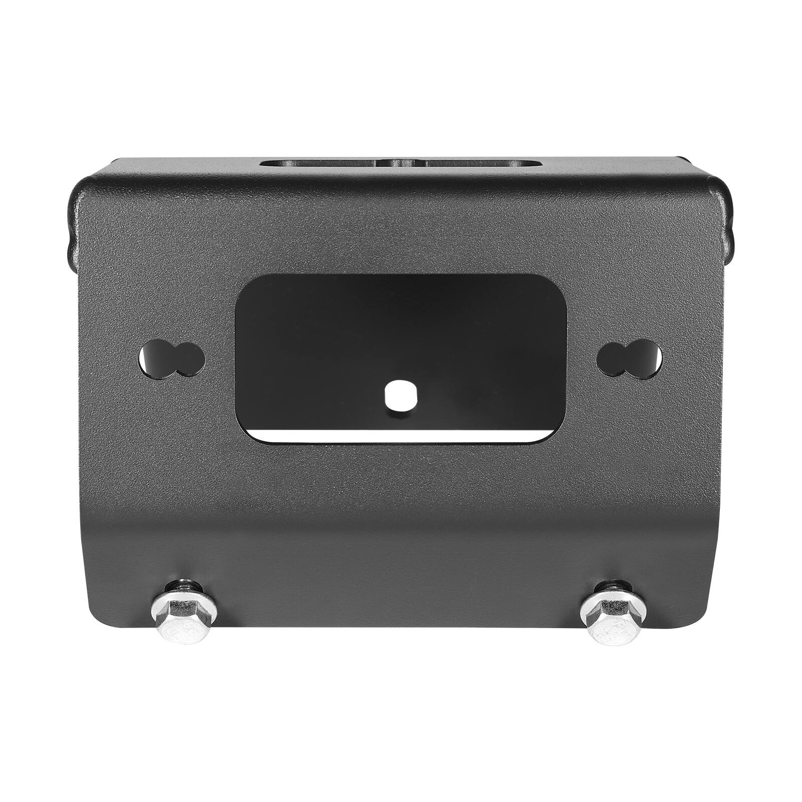 Alt View 5. VEVOR - Winch Mount, Winch Capacity of 2000-3600 lbs, Trailer Hitch Winch Mount for Select Honda Foreman and Rancher Rubicon - Black.