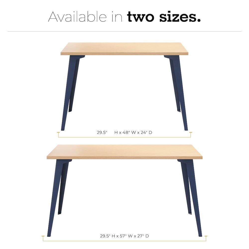 Available in two sizes.  
29.5" H x 48" W x 24" D  
29.5" H x 57" W x 27" D