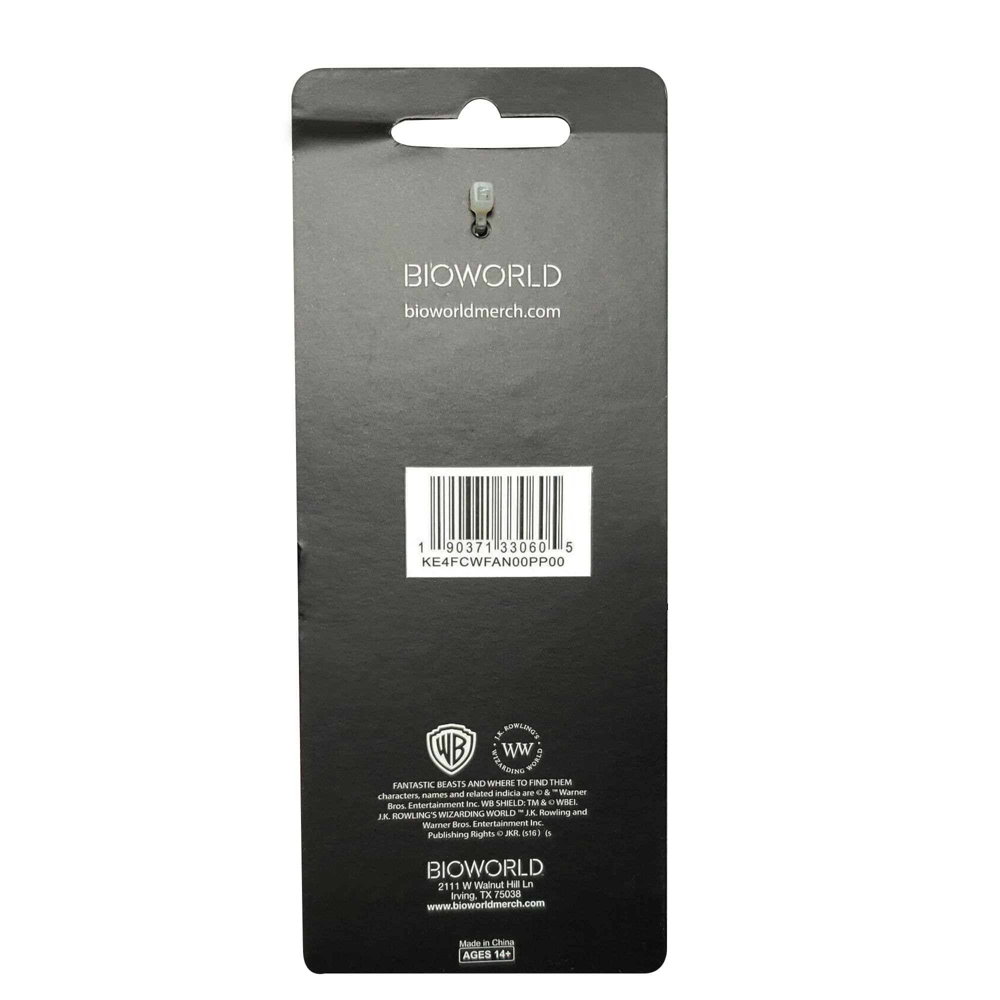 BIOWORLD  
bioworldmerch.com  

1 90371 33060 5  
KE4FCWFAN0OPP0O  

FANTASTIC BEASTS AND WHERE TO FIND THEM  
naTe aru related indicia - 2 4 Wwer chanacters Intertainment  
WS SHELLE M & WHEL Bres KOWLING'S WILLARDNG WORLD in Rowling and JK Warter Bnos Intertainment ane Publishing Rights . A NH a BIOWORLD  

2111 M Walnut Ln Irving, TX 75063  
www.bioworldmerch.com  
Made in China  
AGES 14+  

WB  
FANTASTIC BEASTS AND WHERE TO FIND THEM  
FANTASTIC BEASTS AND WHERE TO FIND THEM  
FANTASTIC BEASTS AND WHERE TO FIND THEM  
FANTASTIC BEASTS AND WHERE TO FIND THEM  
FANTASTIC BEASTS AND WHERE TO FIND THEM  
FANTASTIC BEASTS AND WHERE TO FIND THEM  
FANTASTIC BEASTS AND WHERE TO FIND THEM  
FANTASTIC BEASTS AND WHERE TO FIND THEM  
FANTASTIC BE