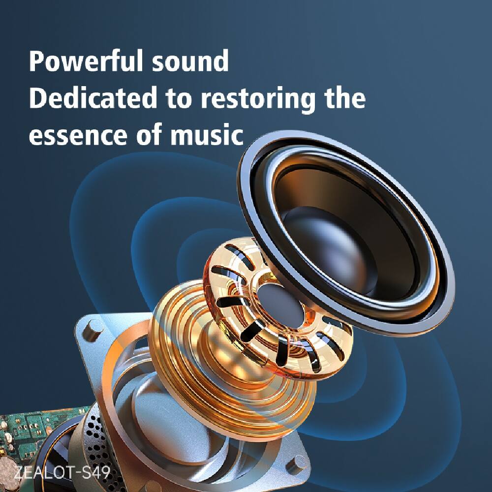 Powerful sound  
Dedicated to restoring the essence of music  

ZEALOT-S49