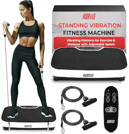 Hurtle - Fitness Vibration Platform Machine - Home Gym Whole Body Shaker Exercise Machine Workout Trainer - Multicolor