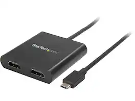 StarTech.com - MSTCDP122HD 2-Port USB-C to HDMI MST Hub - 4K 30Hz Dual Monitor Splitter (Win & Thunderbolt 3)
