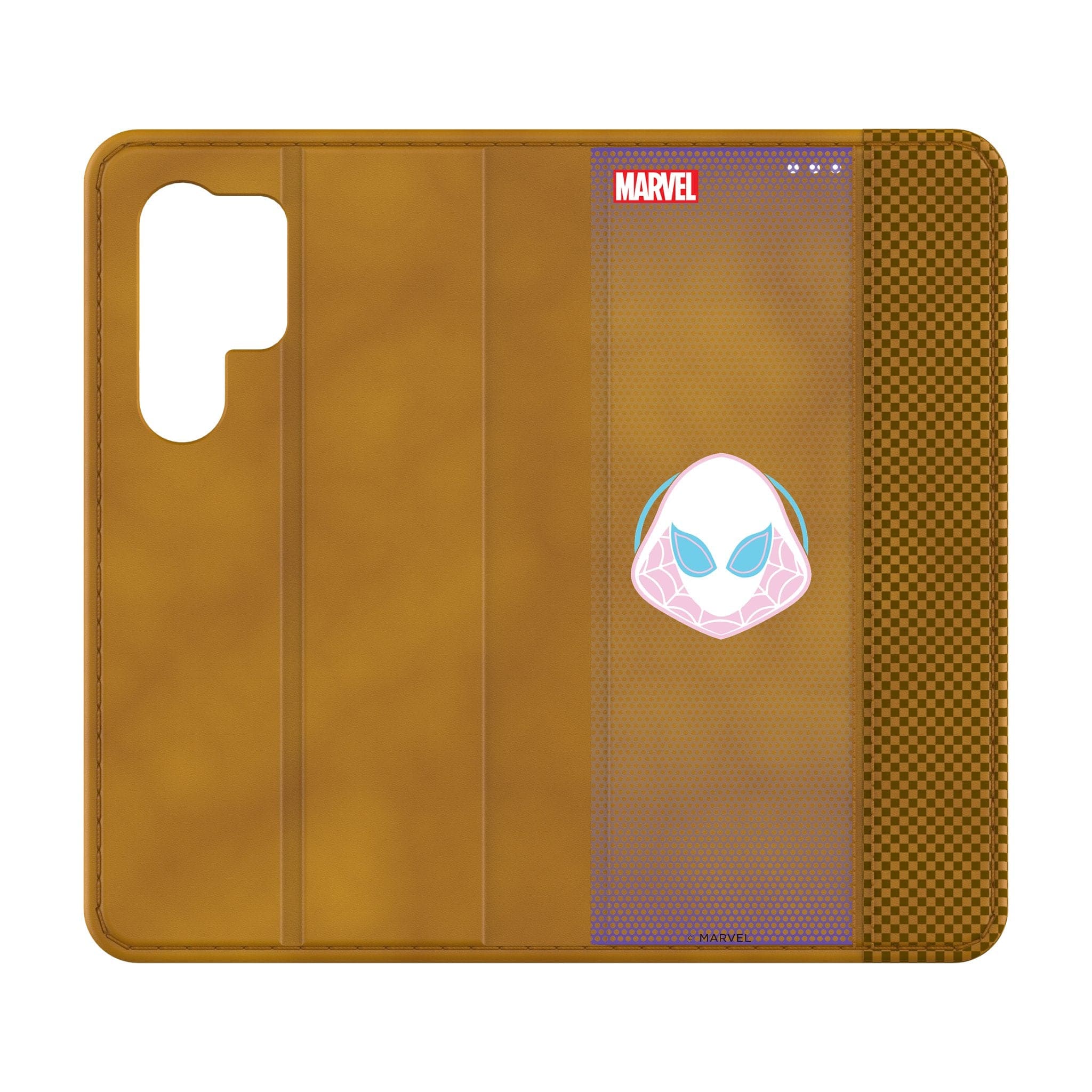 Keyscaper - Marvel Grid Folio Phone Case - Samsung Galaxy S24 - Spider-Gwen