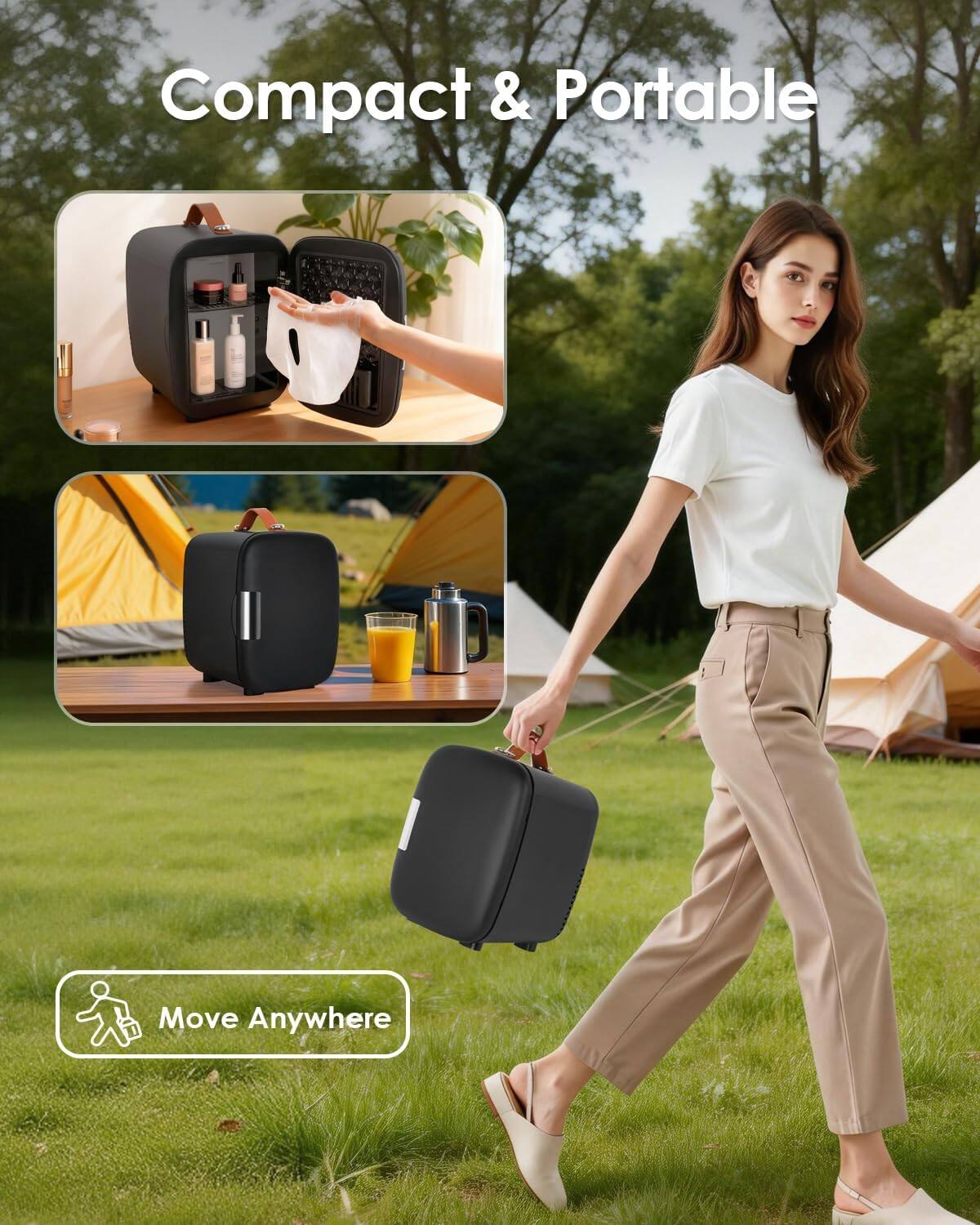 Compact & Portable  
Move Anywhere