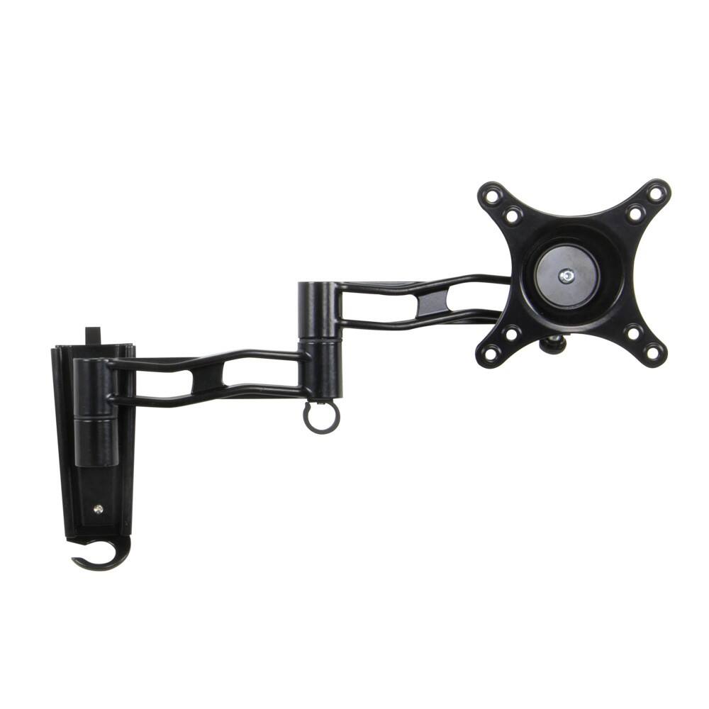 Alt View 10. RackSolutions - RackSolutions Universal Monitor Wall Mount Arm (VESA-D Mounting Holes) - Black.