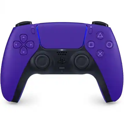 Front. Sony - PlayStation 5 DualSense Wireless Controller Galactic Purple - Galactic Purple.