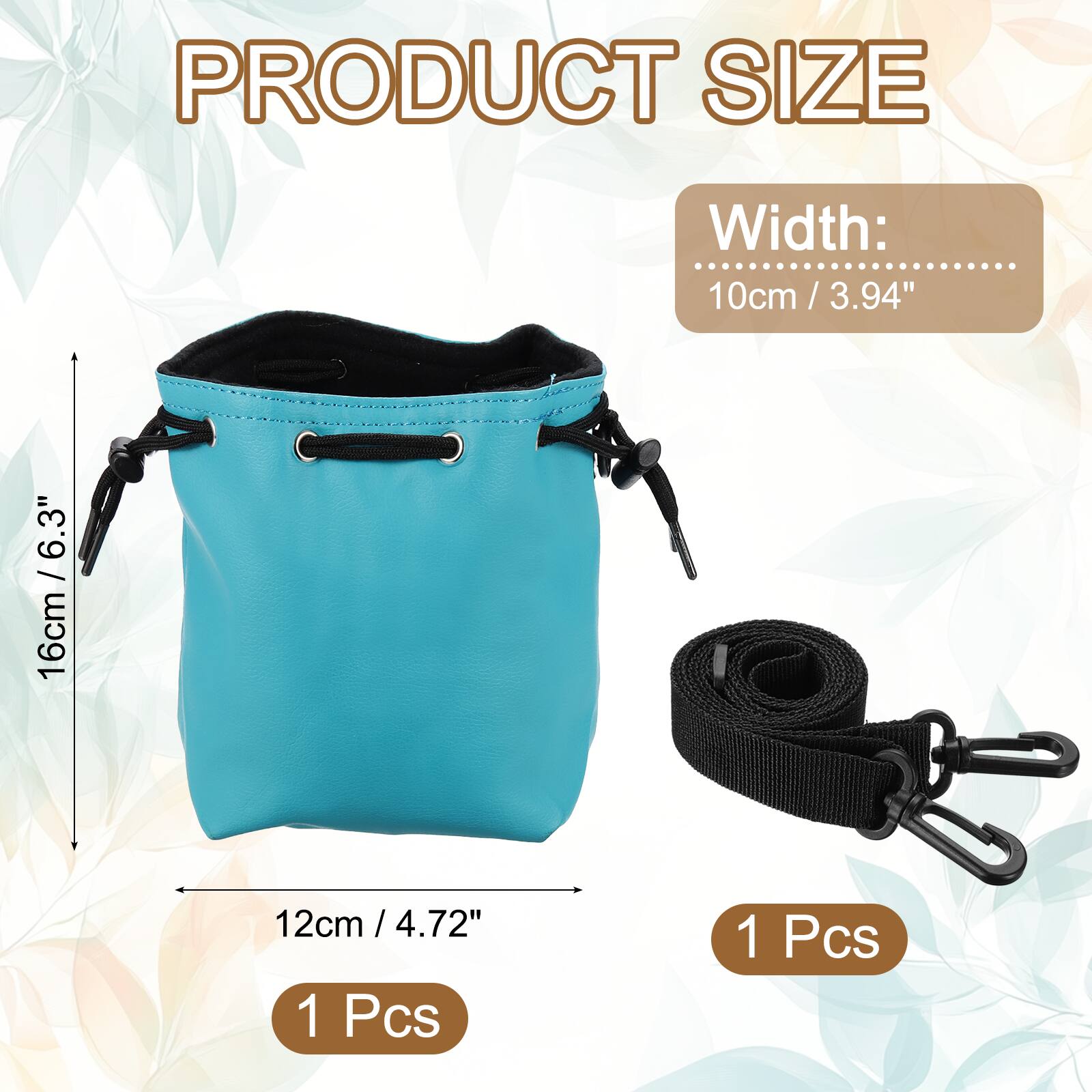 PRODUCT SIZE  
Width: 10cm / 3.94"  
16cm / 6.3"  
12cm / 4.72"  
1 Pcs  
1 Pcs