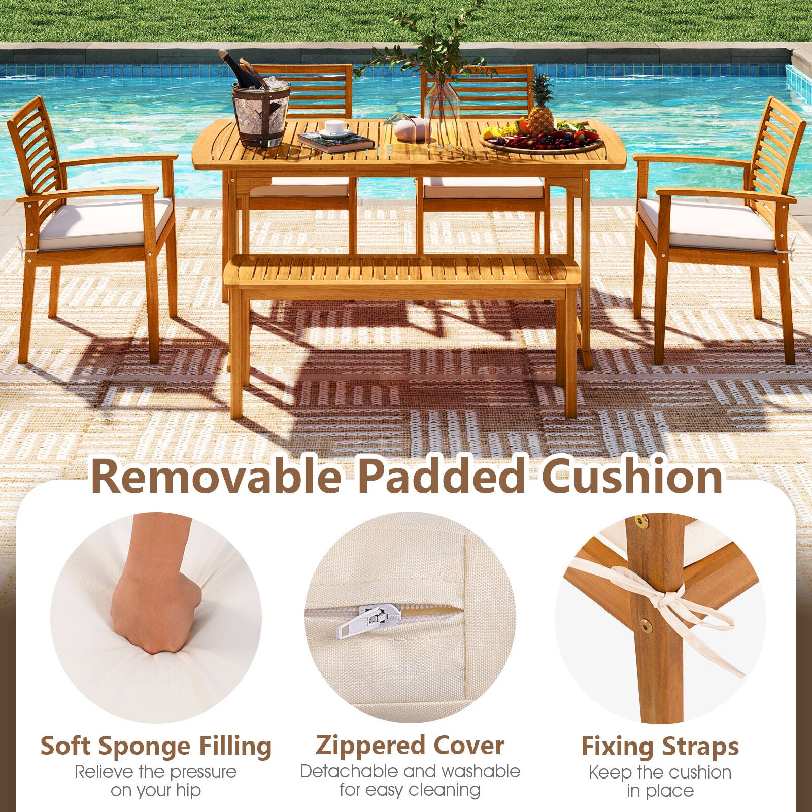 Removable Padded Cushion

Soft Sponge Filling
Relieve the pressure on your hip

Zippered Cover
Detachable and washable for easy cleaning

Fixing Straps
Keep the cushion in place
