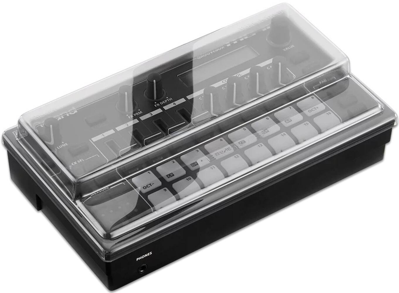 Sure, here is the corrected and grouped text from the image:

**Top Section:**
- GROOVEBOX
- FX-DEPTH
- FX-PRM
- FX-PRM
- FX-PRM
- FX-PRM
- VALUE
- OCT+
- OCT-
- PHONES

**Middle Section:**
- FX-DEPTH
- FX-PRM
- FX-PRM
- FX-PRM
- FX-PRM
- VALUE
- OCT+
- OCT-
- PHONES

**Bottom Section:**
- FX-DEPTH
- FX-PRM
- FX-PRM
- FX-PRM
- FX-PRM
- VALUE
- OCT+
- OCT-
- PHONES

**Additional Labels:**
- MEASURE
- PACK SEL
- TIME
- VALUE
- C1
- C2
- C3
- C4
- C5
- C6
- C7
- C8
- C9
- C10
- C11
- C12
- C13
- C14
- C15
- C16