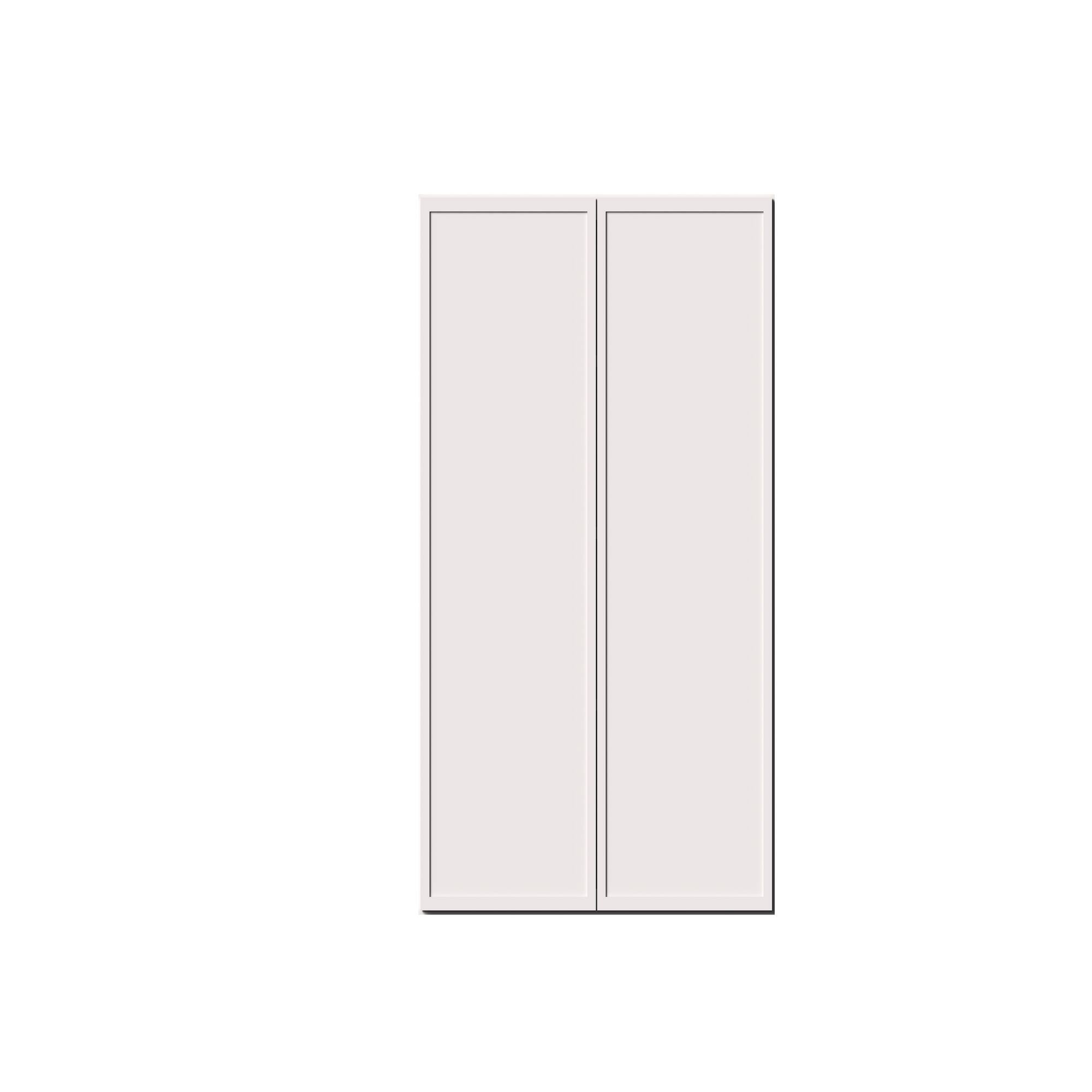 Alt View 1. Boyel Living - 33-in W x 42-in H x 12-in D Slim Shaker RTA Kitchen Wall Cabinet with Soft-Close - Snow White.