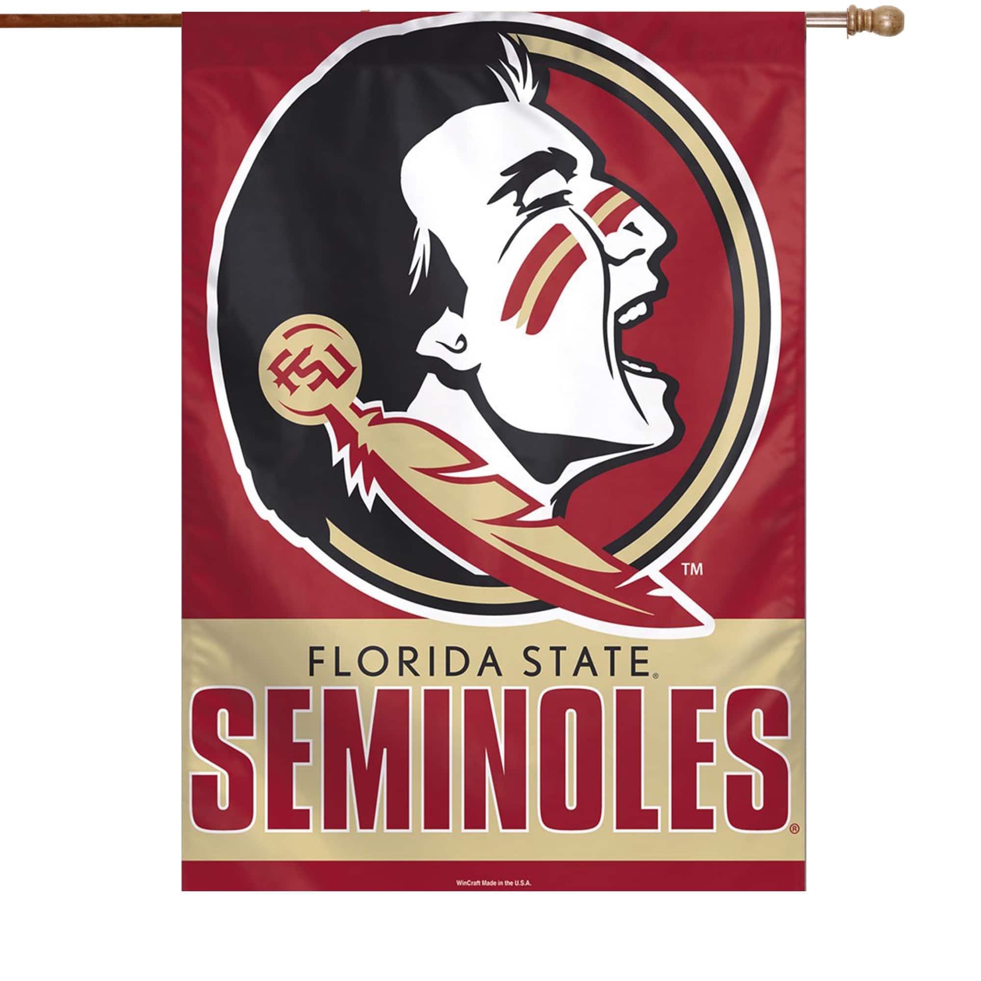 "WinCraft - Florida State Seminoles 28"" x 40"" Big Logo House Flag - Multicolor" price history on PriceWatchPro