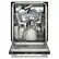 Angle. KitchenAid - 24" Top Control Built-In Dishwasher with 360 Max Jets Third Rack and Advanced ProDry System, 44 dBA - PrintShield Stainless.