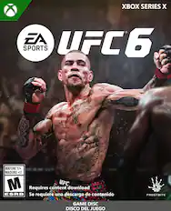 XBOX SERIES X
EA SPORTS UFC 6
MATURE 17+ MADURO +17
M ESRB
Requires content download
Se requiere una descarga de contenido
GAME DISC DISCO DEL JUEGO
FROSTBITE